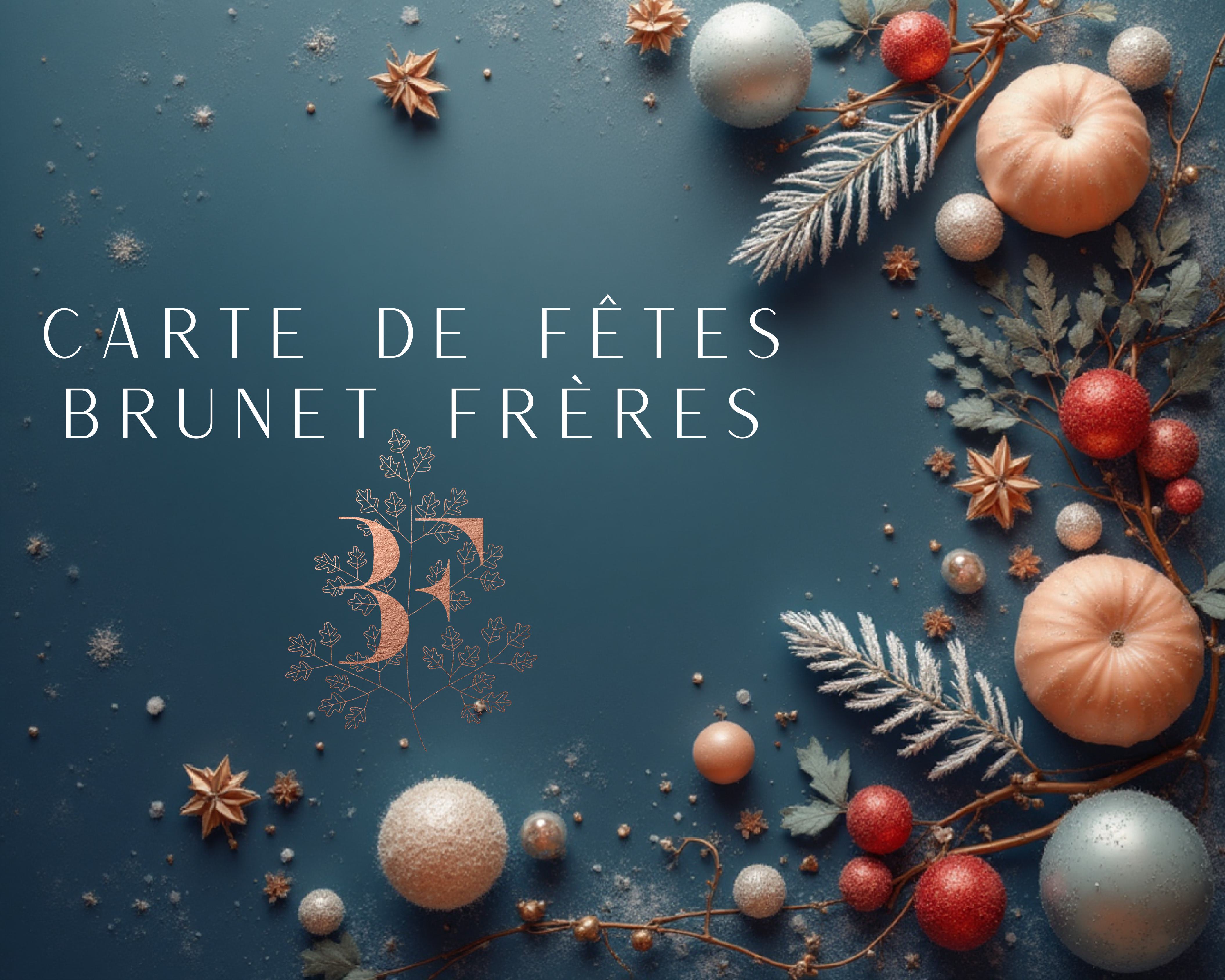 Carte Noël Brunet Traiteur 2025 images 0